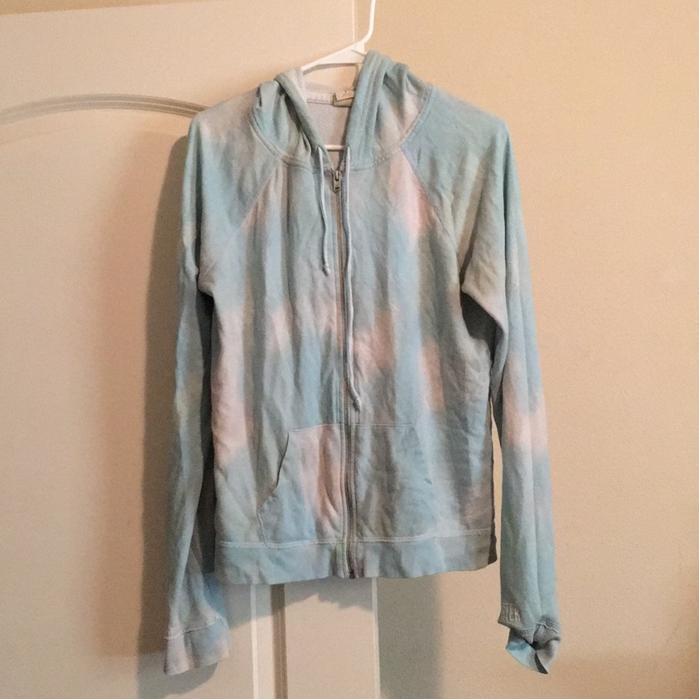 Hollister light blue jacket